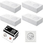 MUDOR Premium Coin Flips for Large Dollar, 200 Pack Cardboard Coin Holder, Mylar Coin Flips 2x2, Paper Coin Holders, Large Dollar(38.1mm)