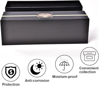 GRAND ORANGE Graded Card Storage Holder Container Storage Boxes Holds 50-55 Graded Cards Black