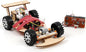 Wooden Wireless Remote Control F1 Racing Car Science Kit to Build (Red), STEM Project for Kids aged8 9 10 11 12 13, Science Building Kit Gift for Boys and Girls