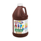 Colorations Paraben-Free Simply Washable Tempera Paint for Kids - 1/2 Gallon Value Size, Vibrant Brown. Non-Toxic and Made in The USA