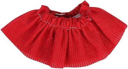 Doll Clothes for Labubu(NO Doll), for 17/15cm Plush Dolls, Clothing Suit Toy Figurine Outfit Set Dress Up with Kawaii Style Accessories, Skirt or Overall and Cute Hat or Headwear (SD7)