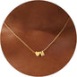 Eioi & Lmnm Gold Initial Necklace for Girls Kids Women, 18K Gold Plated Heart Tiny A-Z Pendant Necklace Dainty Letter Necklaces Cute Monogram Name Necklaces Gifts for Girl Age 5 6 7 8 9 10