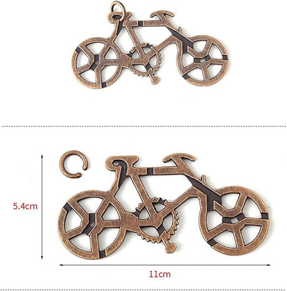 FantasyDay 15 Pcs Brain Teaser Puzzle,Metal Puzzle, Unlock Interlock IQ Test Game, Magic Trick Toy Gift for Kids and Adults