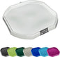 MEKA Tuff Tray for Sensory Play, Sensory Tray for Kids, Toddler Water Table, Tuff Spot Sensory Bin for Toddlers (White, Large (38" x 38"))
