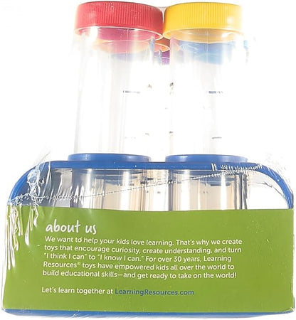 Learning Resources Primary Science Jumbo Test Tubes with Stand, Set of 6 Tubes, Ages 3+