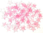 Glow in The Dark Stars Sticker Luminous Stars Wall Ceiling Pasters(100pcs,Pink,1.2 Inches)