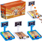 4 Pack Tabletop Basketball Game Toys, Basketball Party Favors Desk Games for Office for Adult to Reduce Stress, Basketball Gifts Idea Classroom Prizes for Kids Boys Girls