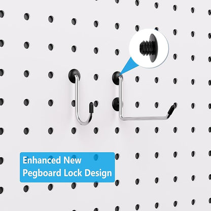 FRIMOONY Peg Board Organizer Accessories, Pegboard Hook Locks, Bins, for Organizing Pliers, Wrenches, Screwdrivers, 333-Piece