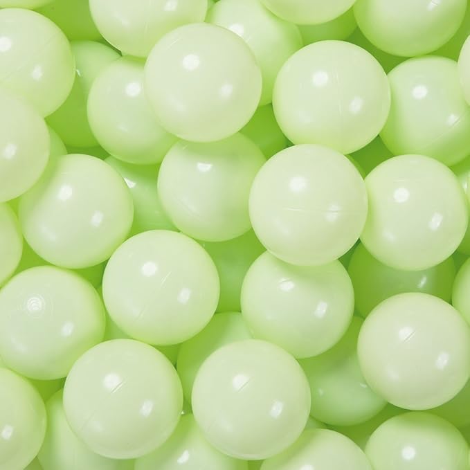 PlayMaty Ball Pit Balls - 2.75inches Plastic Phthalate & BPA Free Balls Crush Proof Stress Balls Swim Pit Fun Toy with Storage Bag for Baby Playhouse Birthday Party DecorationPack of 50
