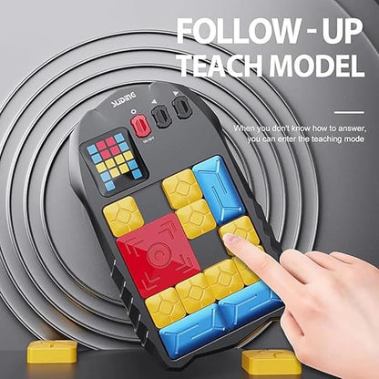 Super Slide Puzzle Game – Rechargeable Brain Teaser Unlock 500+ Levels of Electrifying Sliding Puzzles，A Dazzling Electronic Brain Challenge with Addictive Puzzle Fun for All Ages.