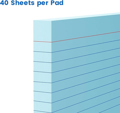 200 Count Index Cards 4x6 Inch, Colored Flash Card (40 Sheets Each), Note Taking for Students, Teachers, Professionals, Study Note Cards for Office Home School