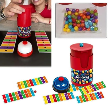 AIZAN Match Color Line Bingo Board Games Fun Fast Bead Grabbing Two-Player Game, Educational Game Set - Intellectual Development Hands-on Perfect for Parties Family Reunions Classroom