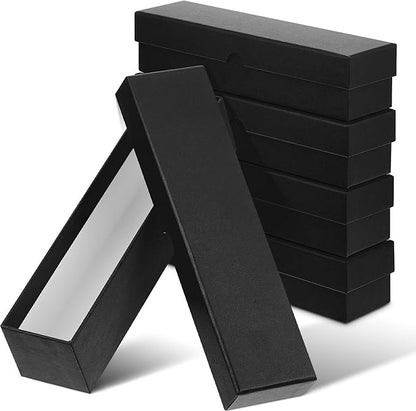 Teling 4 Pcs Coin Storage Box 2x2inch Flip Holders Collectors Coin Supplies Holders for Cents Collection Cardboard (Black)