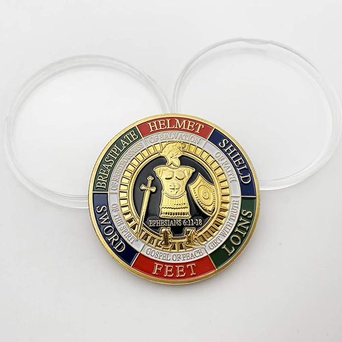 Armor of God Challenge Coin Collector's Medallion (Pack of 6)