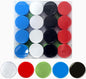 100 PCS Plastic Poker Chips Set, 1.45 Inch Colored Bingo Game Chips, Casino Chip for Game Tokens, Math Learning Counters for Ki ds Classroom, Blackjack, Party or Family Poker Card Games, Texas Hold'em