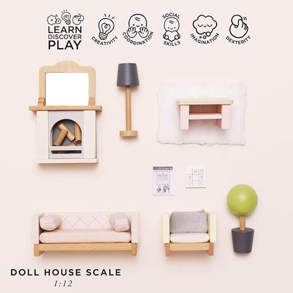 Le Toy Van Daisylane Sitting Room Dollhouse Furniture (ME058)