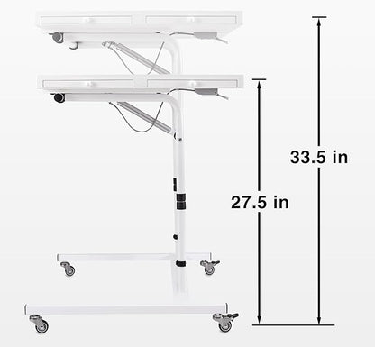 1000 Piece Jigsaw Puzzle Board Table with Drawers and Cover, Puzzle Board with Adjustable Angle and Height, Movable Puzzle Table with Legs for Adults, 30''x22'' Board with Storage, 4 Wheels