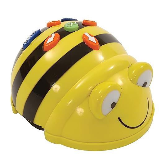 Basic Programming Creating & Debugging Programs Using 1-pc Bee-Bot Floor Robotics with Free 49-pcs A5 Size Sequence Cards - See & Say Version