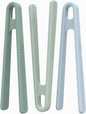 Inspire My Play 3 x Green Silicone Mini Tongs for Kids - Kids Tweezers for Fine Motor - Small Toddler Tongs - Child Sensory Toys and Accessories