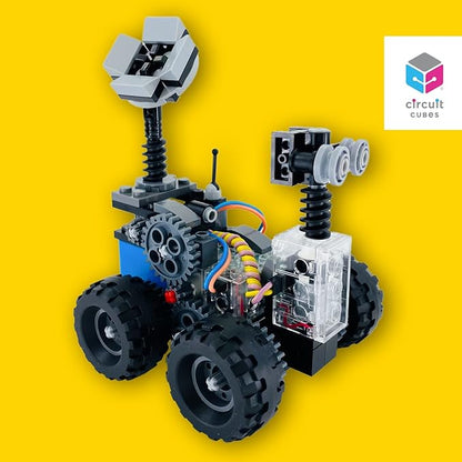 Circuit Cubes Space Rovers Kit – Remote Control Robotics Kit - STEM Learning Toy for Kids Age 8 and Up