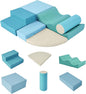 Merax Climbing Toys for Toddlers, Soft Climb and Crawl Playset Indoor Baby Soft Foam Blocks for Climbing, Crawling, 6-Piece