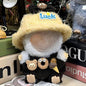 Clothes Set - Cute Outfit, Stylish Dress-Up for Dolls (No Doll Included) (Luck hat+Headgear+Overalls)