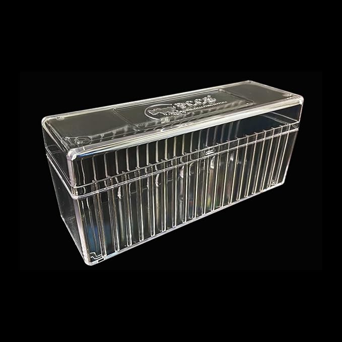MUDOR 4 Pack Coin Slab Storage Box, Transparent Plastic Holder Case Compatible with 20 Slab PCCB PCGS, Olny Box