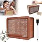 Wooden Coin Bank Money Saving Box, Cash Vault Wooden Savings Box, Wooden Digital Piggy Bank with Counting Target, Money Vault Savings for Boys and Girls (2000 Savings Challenge Box)
