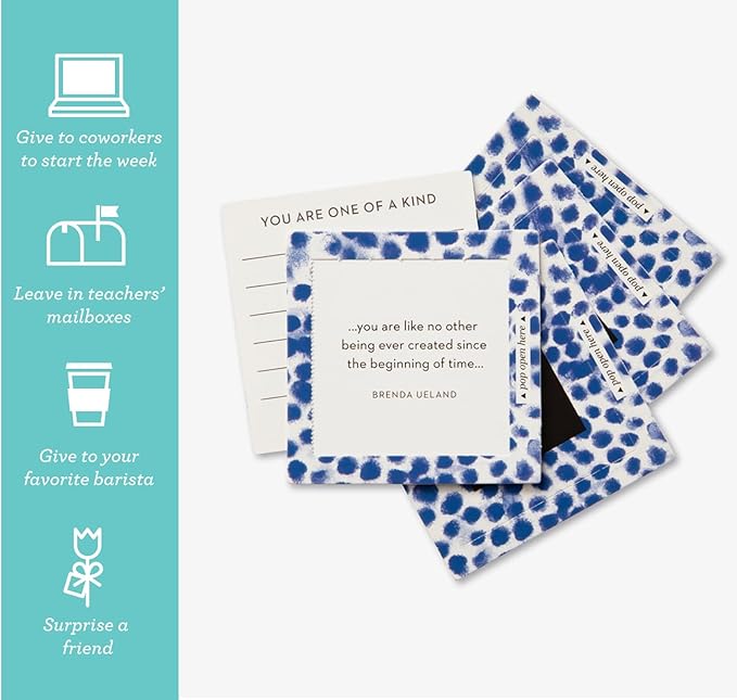 Compendium ThoughtFulls Pop-Open Cards — 2-Pack of You're Awesome, You Matter — 60 Pop-Open Cards, Each with a Different Message Inside