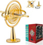 DjuiinoStar Premium Gyroscope: Sturdy&Durable, Pass 2nd Floor Drop Test, Long Spin Time (Play Tricks at Ease, Use Ball Bearings), Educational Physics Anti-Gravity Toy DG-5G