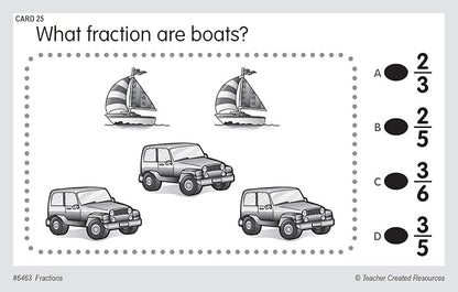 Teacher Created Resources Power Pen Learning Cards: Fractions (6463)