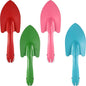 Honoson 4 Pieces 8 Inch Mini Trowel Set Sand Shovels Small Metal Hand Shovel Colorful Toy Spades Garden Tools for Beach Soil Planting Digging Gardening Transplanting