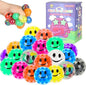 20 Pack Colorful Mini Stress Balls Set, Squishy Balls Fidget for Adult, Squeeze Balls Bulk, Birthday Gifts Party Favors Goodie Bags Stuffer Anxiety Stress Relief