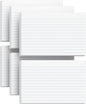 Index Cards 4x6 Lined Note Cards, 180 Count Flashcards for Studying, 4 x 6 Index Cards Ruled Flash Cards, Index Flashcards Lined on Front, Blank on Back, Ruled Notecards Bulk for School Office Home