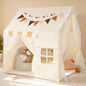 Play Tent for Kids with Star Lights, Flags, Pompoms & Gift Box, 2-in-1 Tent for Toddler with Metal Frame, Kids Indoor Playhouse, 40"x47"x50", Toy Gift for Boys & Girls