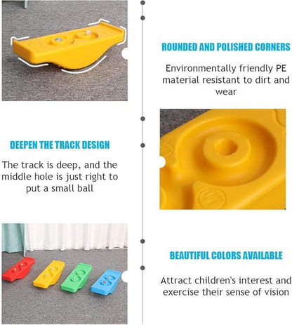 Kids Rocking Seesaw Balance Board,Sensory training equipment Balance teeter totter Balance board Children's balance platform Rock teeter totter