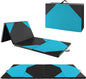 Giantex 4'x10'x 2" Gymnastics Mat, 4-Panel Folding Aerobics Exercise Mat w/Hook & Loop Fastener, Carrying Handle, Portable Tumbling Mat for Stretching Yoga Cheerleading Martial Arts