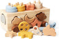 Shape Sorters for Toddlers 1-3, Wooden Toddler Toys, Montessori Toy Sorting & Stacking Toys, Shape & Color Recognition Educational Toys Learning Activities for Baby Boys Girls 1 2 3 Year Old