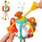 Toddlers Airplane Travel Toys Montessori Toys for Babies 6-12 Months Boy Girl Sensory Baby Infant Car Seat Toys Essentials Silicone Pull String Newborn 1 2 3 Year Old