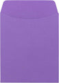 Hygloss 30 Library Card Pockets 3.5x5 Inch - Non-Adhesive Pocket Envelopes - Violet - Classroom Envelope Pockets - Ideal for Organizing - Colorful Small Library Book Pocket