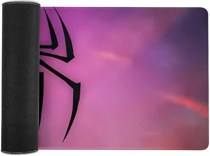 Spider Mouse Pad Large Extended Computer Full Desk Pad 31.5x11.8 inch Computer Mouse Mat Keyboard for Home Office Gaming