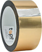 WOD MPFT2 Gold Metalized Polyester Mylar Film Tape with Acrylic Adhesive, 2 inch x 72 yds. Vibrant Mirror Gold Tape, Decor Tape for Detailing Accent Wall, Graphic Arts, Car and Boat Trim