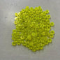 560 Piece Transparent Colors Building Plate Bulk, Round 1x1, Compatible with Lego Parts and Pieces: (Color:Trans Yellow)