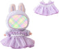 Clothes for Dolls Accessories, Outfit Set Gauze Dress for 15cm 17cm Doll (No Doll), Romantic Skirt Doll Clothing Set Replacement Purple