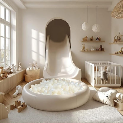 Realhaha Ball Pit Balls 50 100 200 500 Play Balls Plastic Balls for Baby Girls Toddlers Kids Play Tent Pool Playhouse Playpen Party Decoration