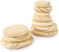 WODI Wooden Logs Stacking Stones 10Pcs Wood Sorting Balancing Rocks Blocks Montessori Educational Toys for Toddler Kids 3 Years Up Developing Skills