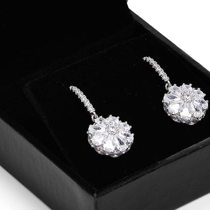 Oirlv Black Velvet Earring Gift Box- Wedding Anniversary or Engagement Earrings Jewelry Presentation Case