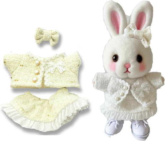17cm Doll Clothes Set & Outfit Set for 17cm Dolls - Premium Fashion Dresses with Accessories, Luxury Chic Doll Clothing & Style Bundle,Just Clothes (Style-25)