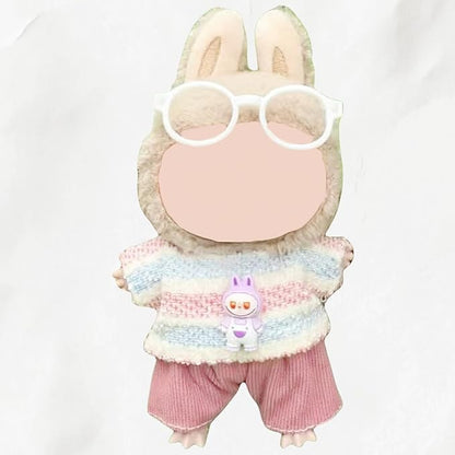 4 Pack—17cm Doll Clothes,Premium Doll Outfit with Accessories,Doll Princess Skirt,Cute Clothes Outfit for 17cm Dolls,End Dolls Fashion Clothing Set(No Dolls and Shoes) (Set 6)