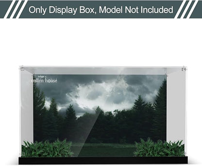 Acrylic Display Case for Lego Twilight The Cullen House (ONLY Box, NOT Model) Clear Dustproof Display Box Compatible with Lego 21354 Building Set